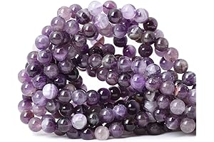 Round 8MM Amethyst Beads 15''Strand
