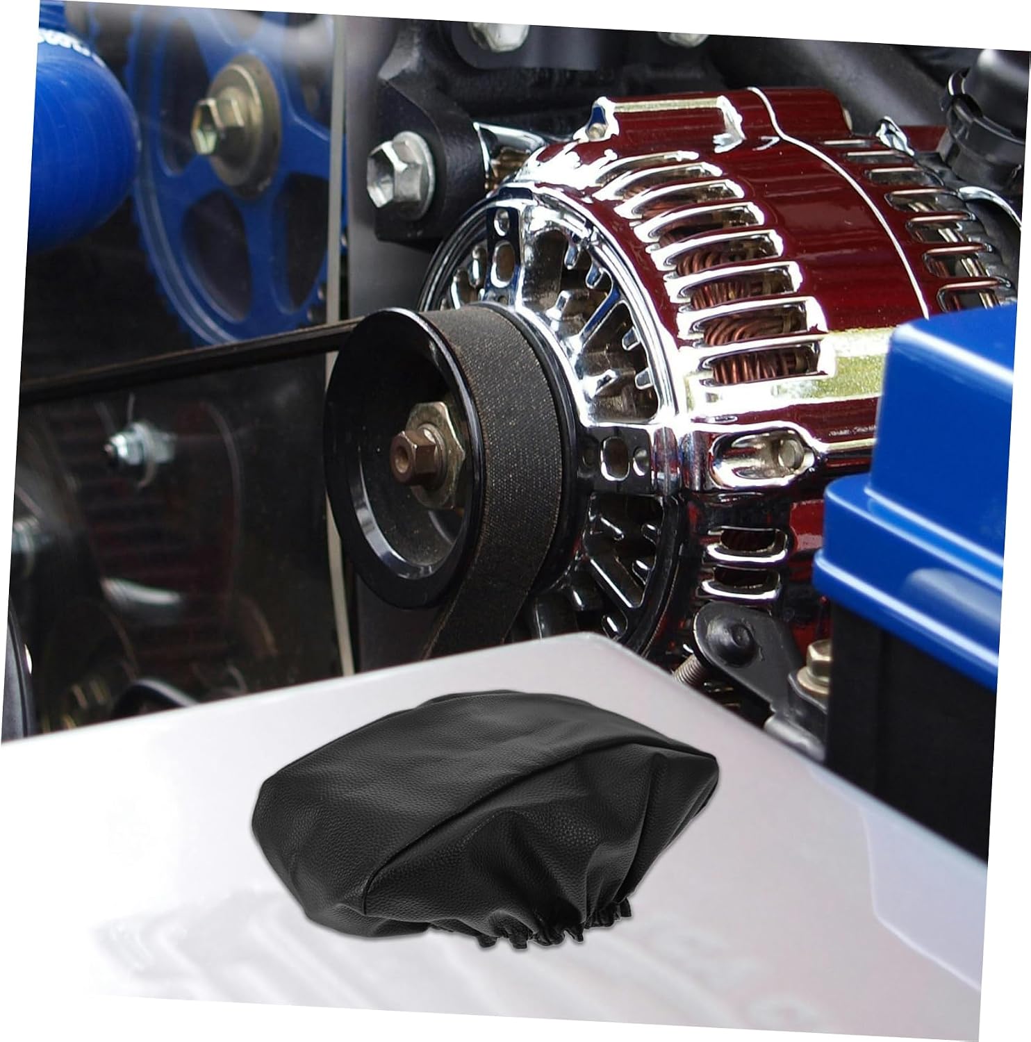 3500lbs Winch Protection Cover Heavy Duty Electric Winch Cover for Indoor Outdoor Use and Dustproof Capacity