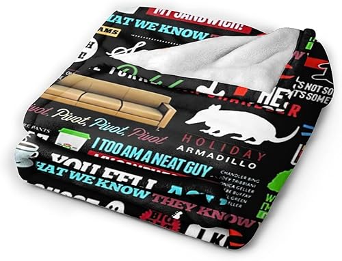 Miniatura 3 de Manta de franela de forro polar ligera de la serie de televisión clásica, súper suave y acogedora, regalos para mujeres y hombres, decoración del