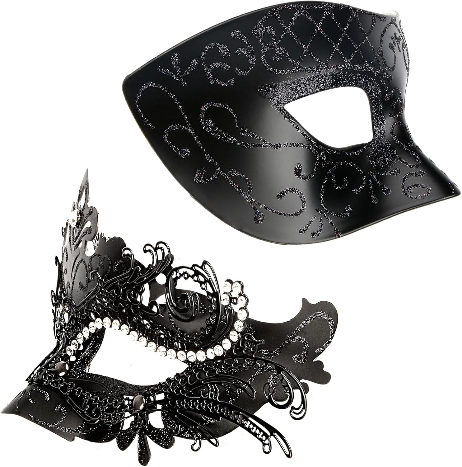 Hoshin Masquerade Mask for Couple, Mardi Gras Deecorations Venetian Masks for Womens - Image 3