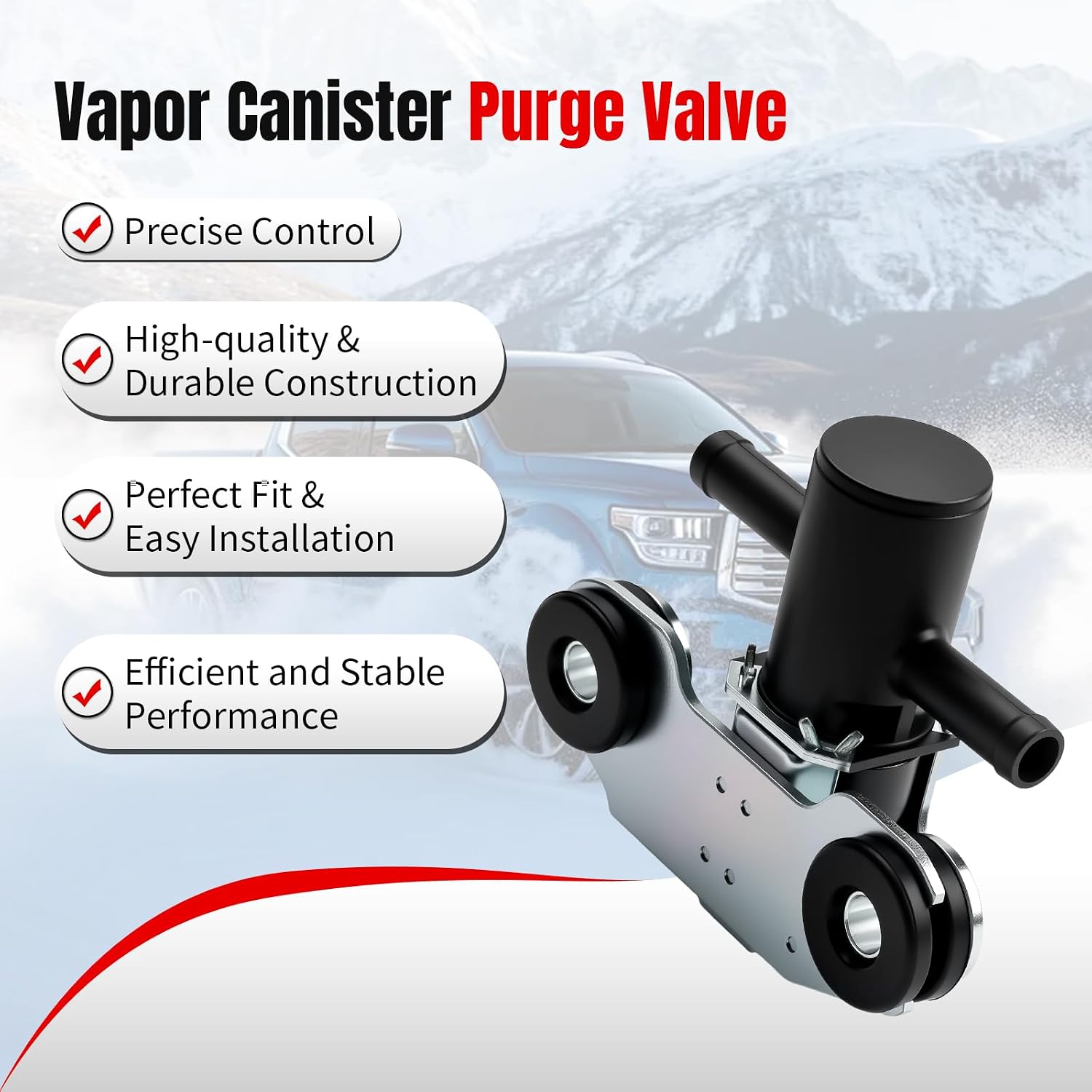 EVAP Vapor Canister Purge Valve Compatible with 3.5L 07-17 Altima Rogue Sentra Maxima Murano Pathfinder, Ininiti FX50 QX60 QX70 2007 2008 2009 2010 2011 2012 2013 2014 2015 2016 2017, 911-509