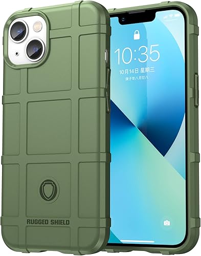 Funda delgada para iPhone 14 Plus, funda resistente y duradera con grado militar a prueba de golpes, gran agarre y protección del lente de la cámara