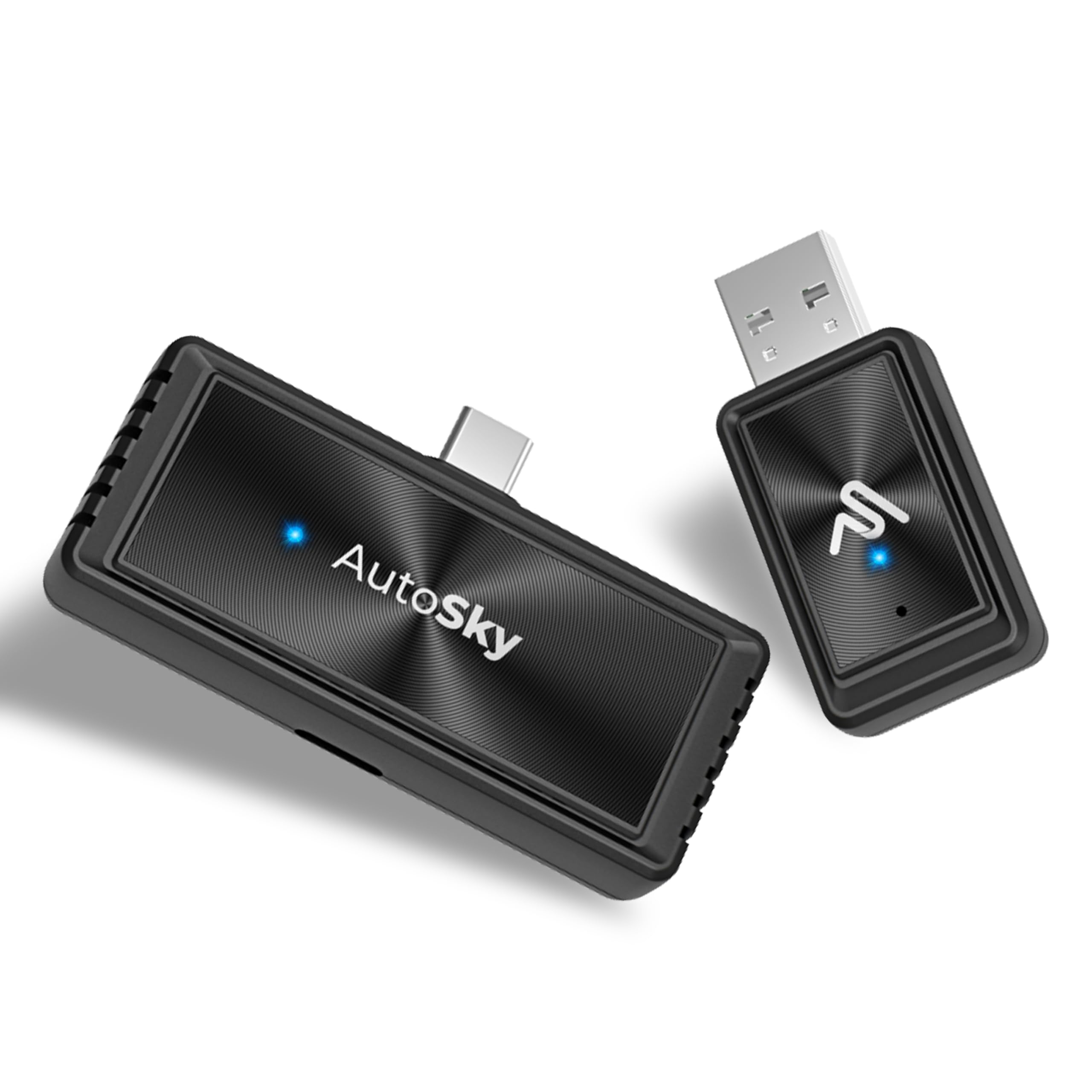AutoSky AIR PRO Kabelloser Screen Mirroring Adapter für CarPlay, Wireless CarPlay Adapter, USB-C DP Alt Mode, Smartphone Spiegelung Auto, Streaming & Laden