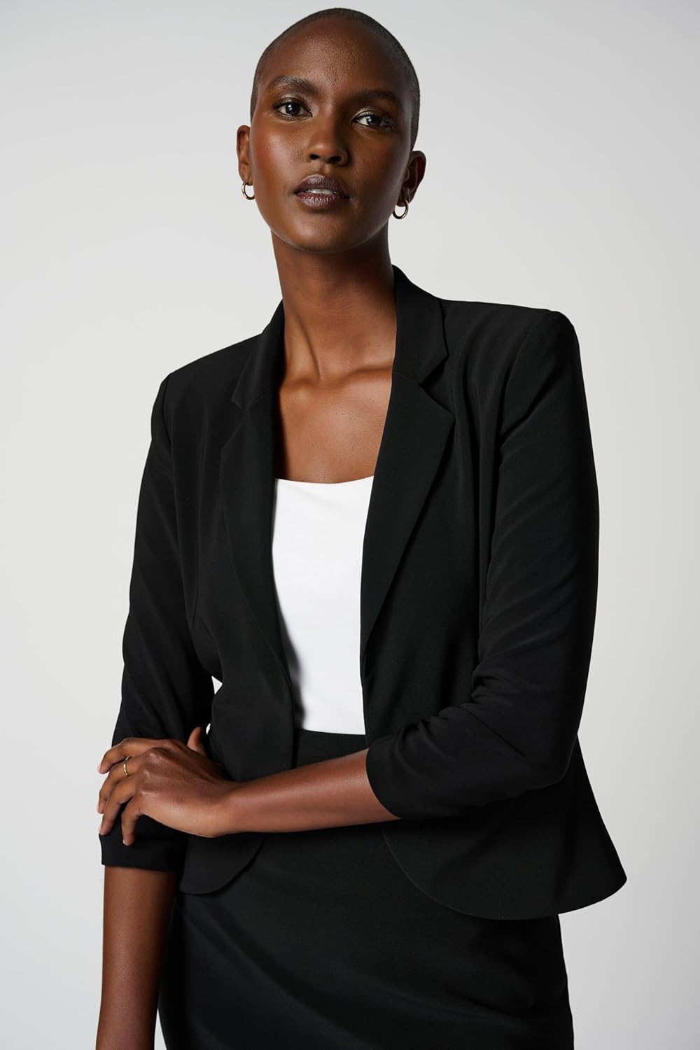 Midnight Blue Cover Up by Joseph Ribkoff - Image 2