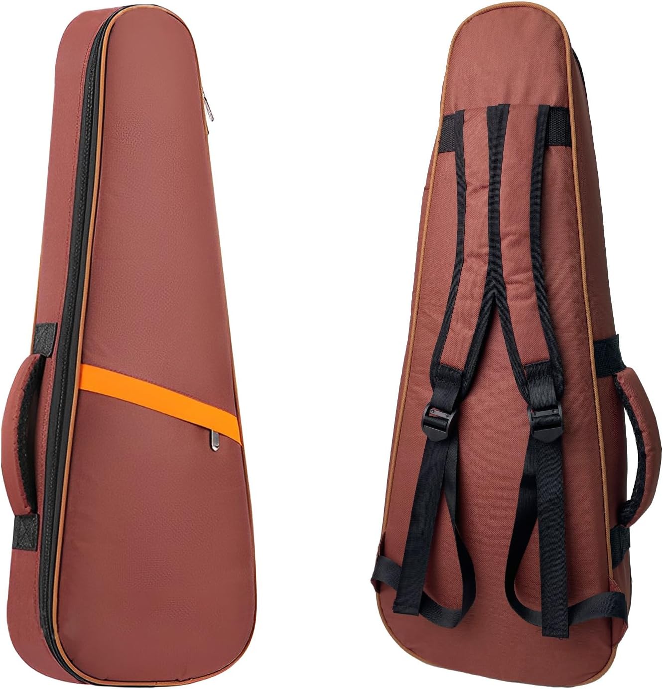 Glenmi Twotone Ukulele Case Bag for Both Soprano Concert