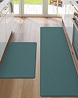 Vista 13 de DEXI Alfombrillas de Cocina Acolchadas Anti Fatiga, 17x59, Alfombra de Pasillo para Estar de Pie Impermeable, Espuma Viscoelástica Cómoda Acolchada