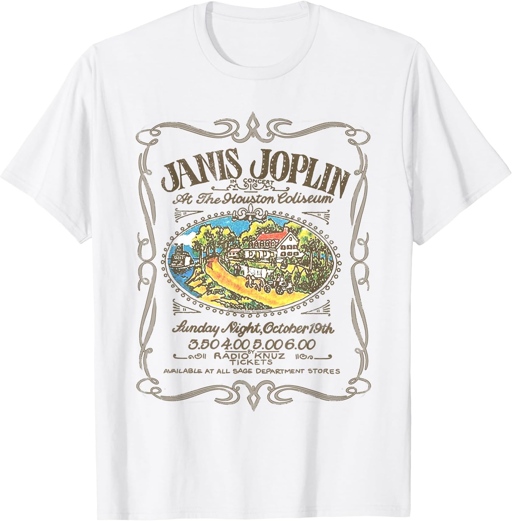 Janis Joplin Houston Handbill T-Shirt