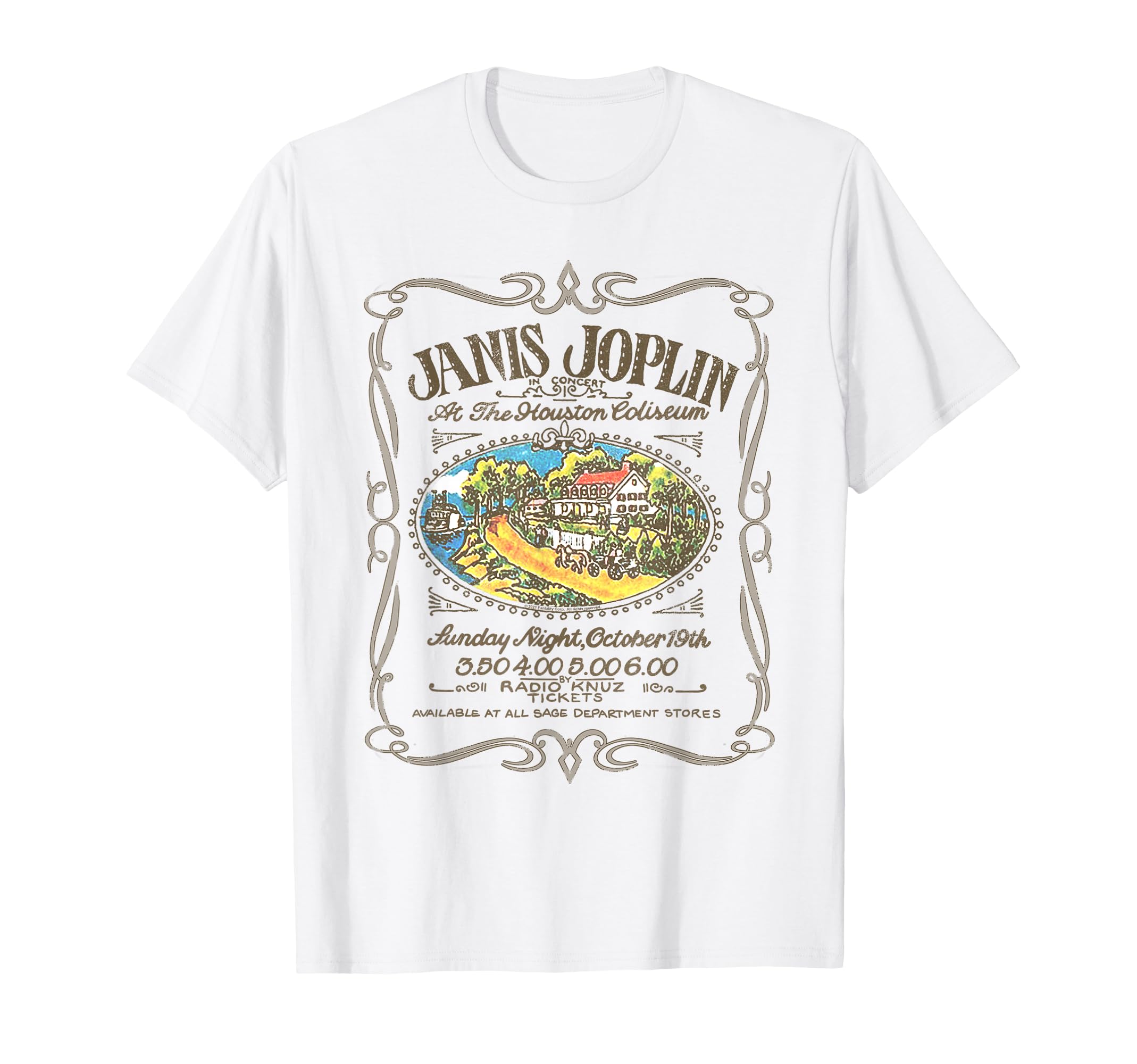 Janis Joplin Houston Handbill T-Shirt