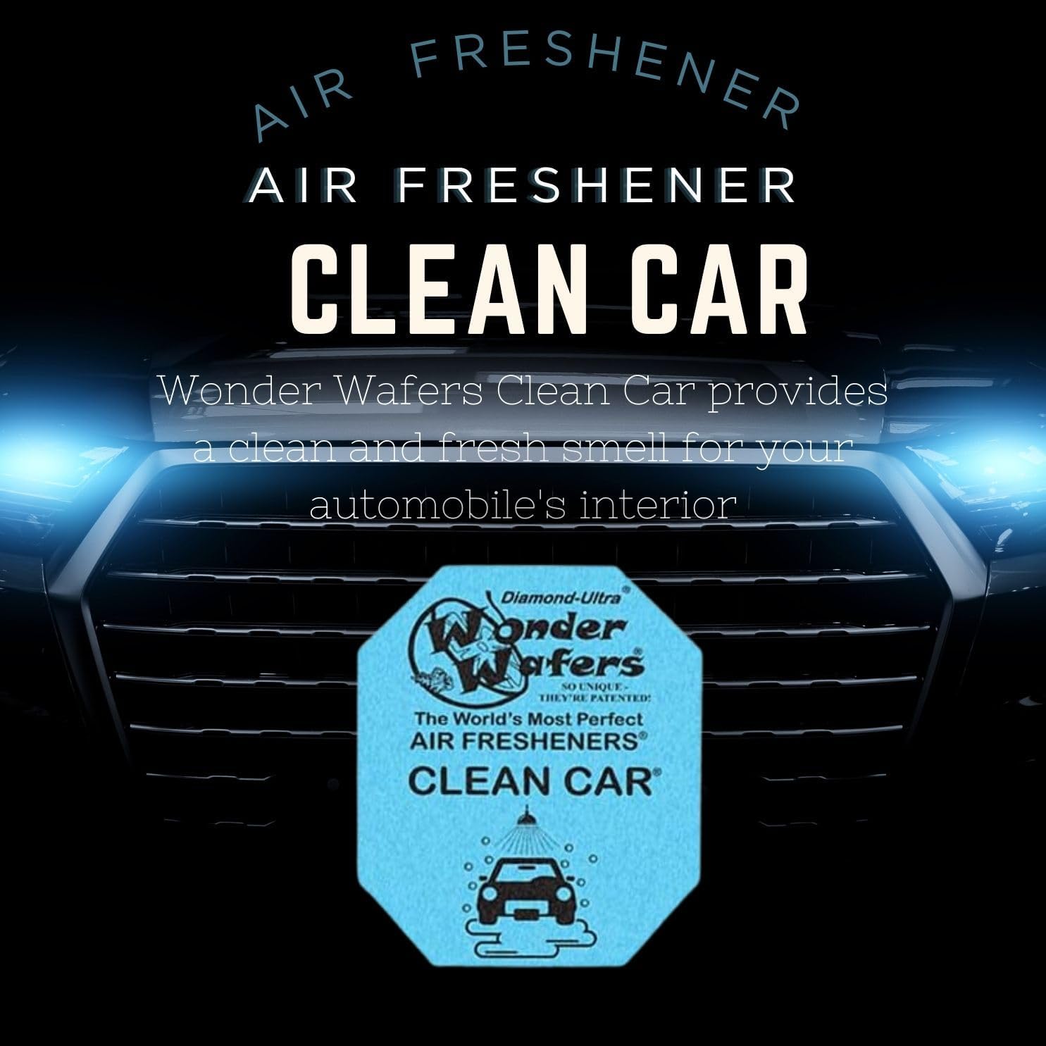 Wonder Wafers 250 Count Clean Car Unwrapped Automobile Professional Use Air Fresheners Car and Truck Detail