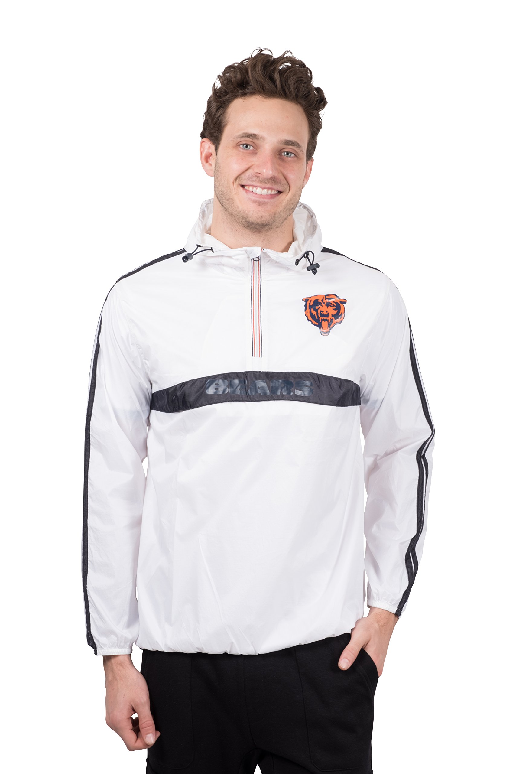 Amazon | NFLチームロゴメンズQuarter Zipプルオーバーパーカー