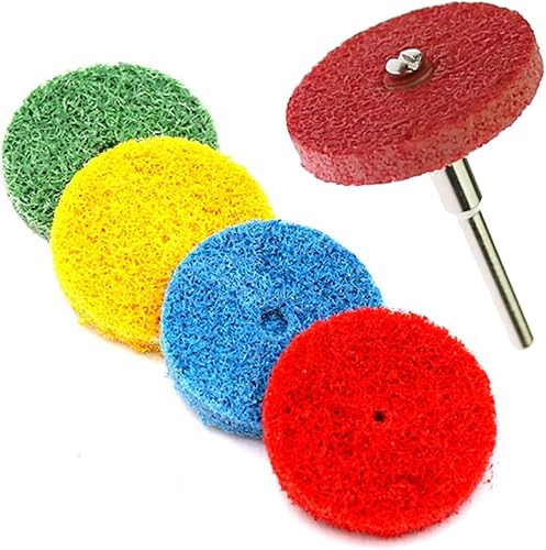 Miniatura 7 de 6 unids muela de fibra de nylon punto abrasivo en forma de T Pulido Rotay Herramientas Lixadeira Herramientas Ferramentas Carpintaria