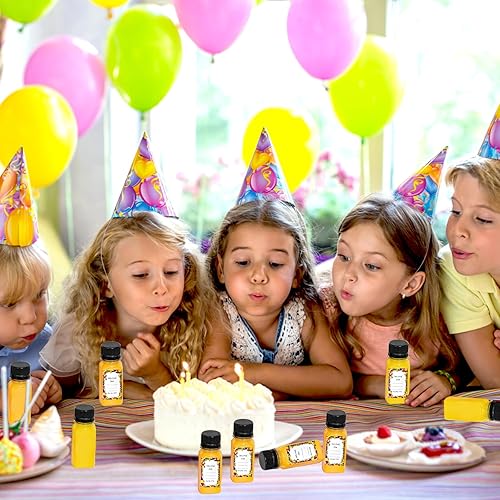 Miniatura 5 de 10 botellas pequeñas de plástico para jugo de 2 onzas con tapas y etiqueta, botellas de chupito con tapas, botellas reutilizables de 2 onzas con