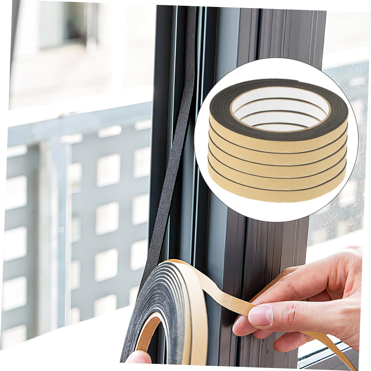 ULTECHNOVO 10rolls Caulk Tape for Shower and Kitchen Caulk Tape Self Adhesive Caulking Strip for Tile Sealing