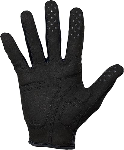 Miniatura 2 de PEARL IZUMI Guantes de gel Summit para hombre, material ligero, palma Laredo de gamuza para agarre de bicicleta, agarre de silicona en los dedos