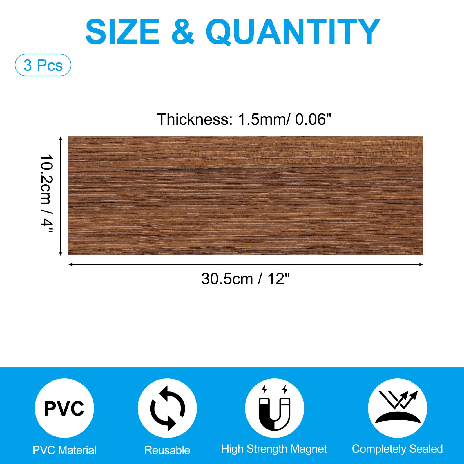 PATIKIL 12"x4" Magnetic Vent Cover - Image 2