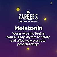 Vista 2 de Zarbee's Naturals Suplemento para dormir para niños con melatonina, tabletas masticables, 250, 1, 1