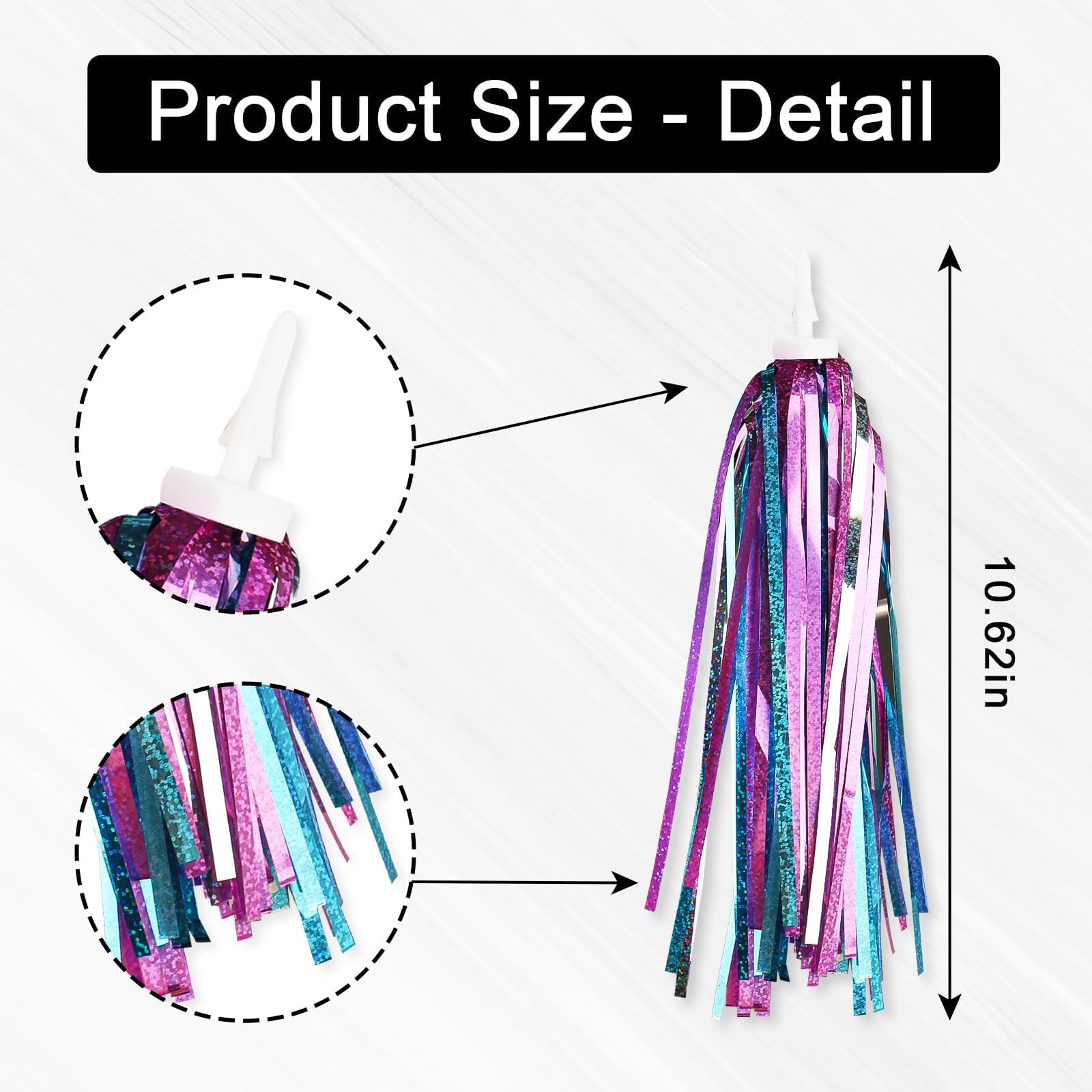 Rainbow Bike Streamers - Add Color to Your Ride! -2