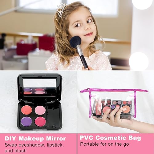 Miniatura 6 de Anpro Kit de maquillaje todo en uno para niñas de 10 a 12 años con estuche, juego de maquillaje profesional para adolescentes, kit de maquillaje