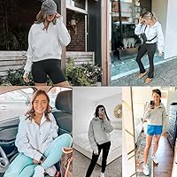 Vista 6 de Scuba Dupes - Sudadera con cremallera de un cuarto para mujer, manga larga, forro polar, con cremallera, sudaderas con capucha para mujer