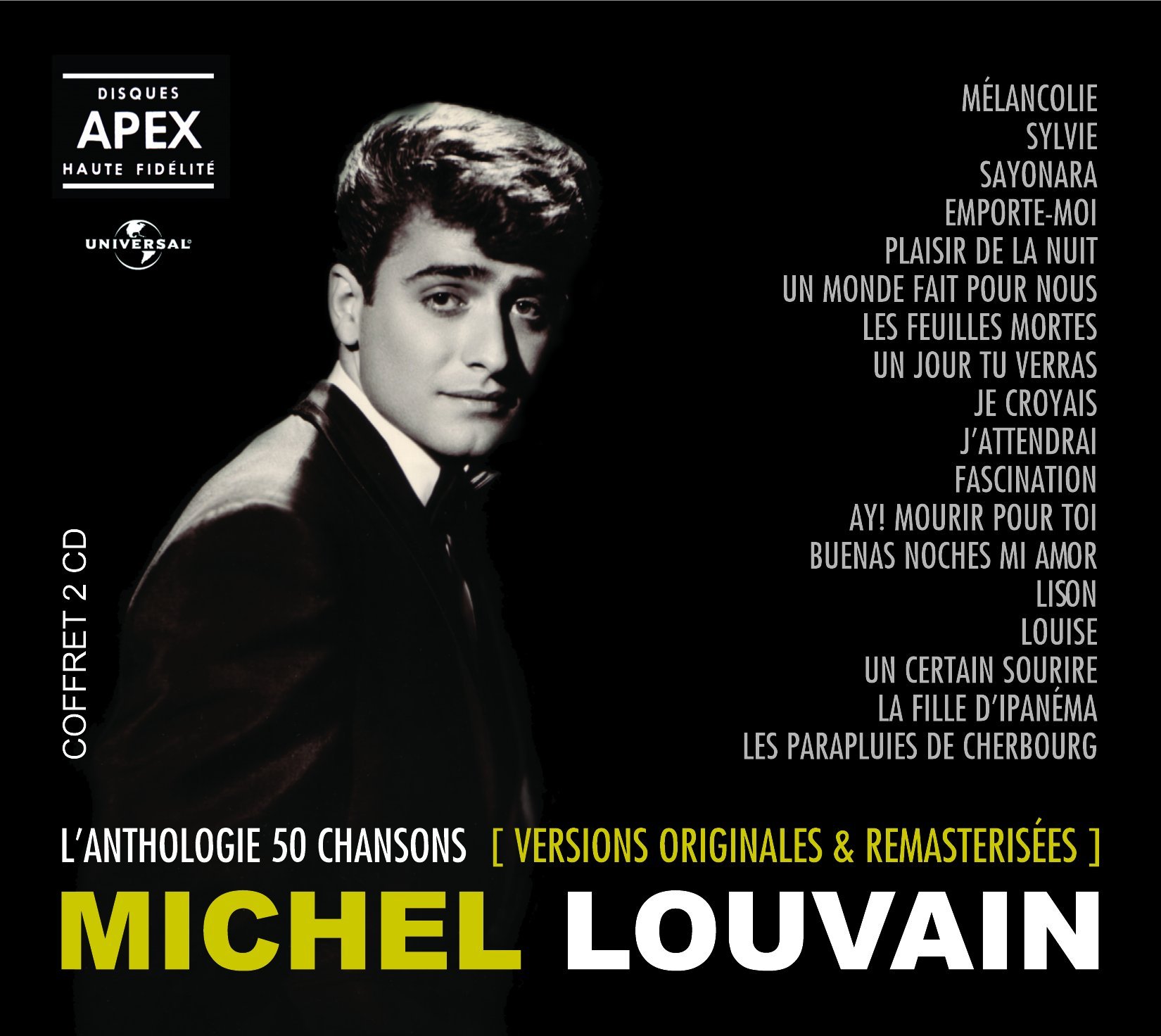 L'Anthologie 50 Chansons [Audio CD] Louvain, Michel
