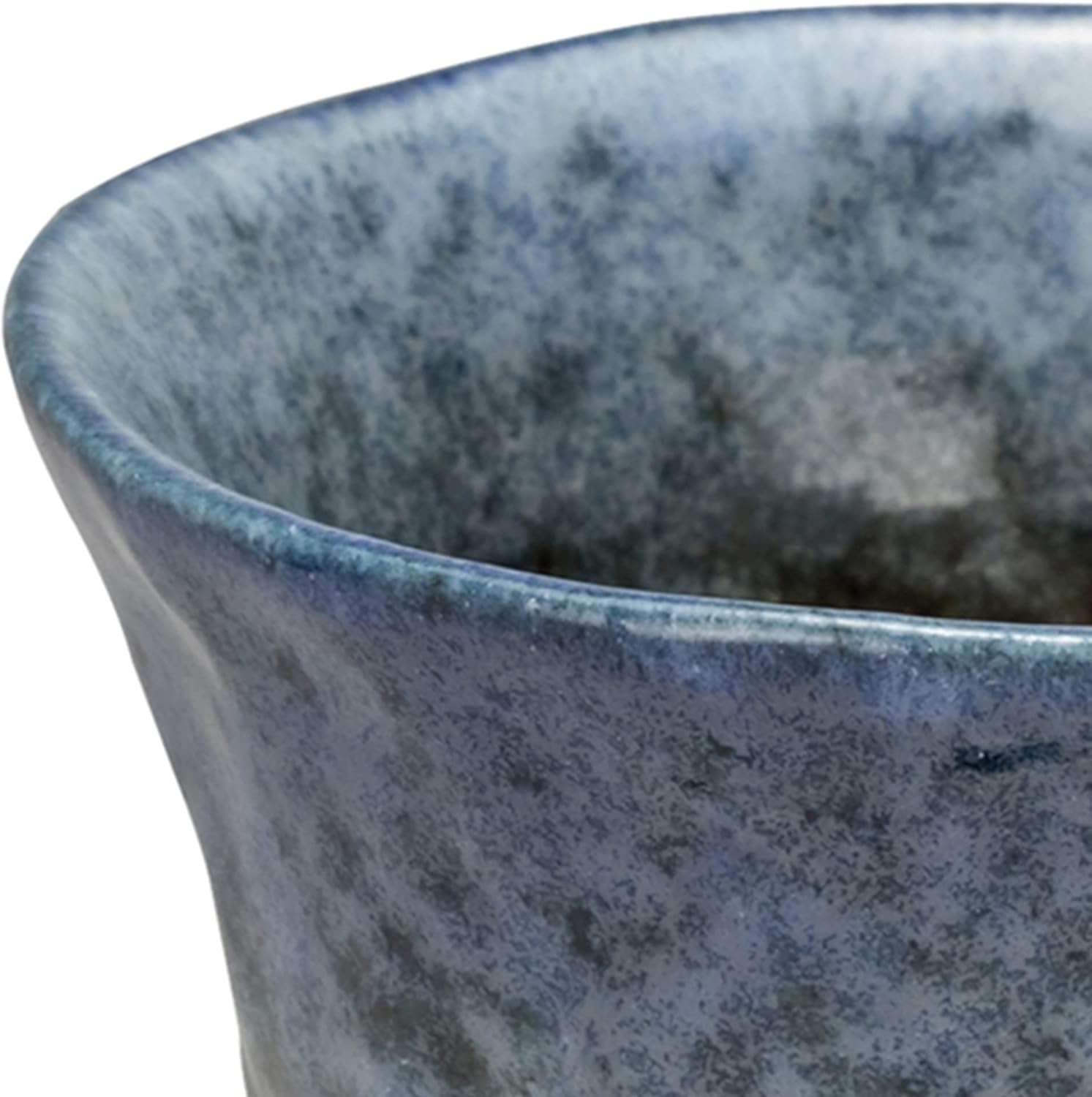 Ichiku Mino Ware 127-1502 Coffee Cup & Saucer Set, Coffee & Tea, Approx. 6.1 fl oz (175 ml), Microwave, Dishwasher Safe, Navy Blue, Made in Japan