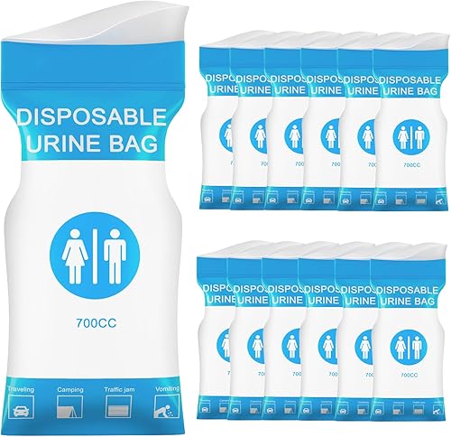 Bolsas desechables para orinal, bolsas de orina de viaje, campamento, bolsas portátiles de emergencia para niños, hombres y mujeres, bolsas de