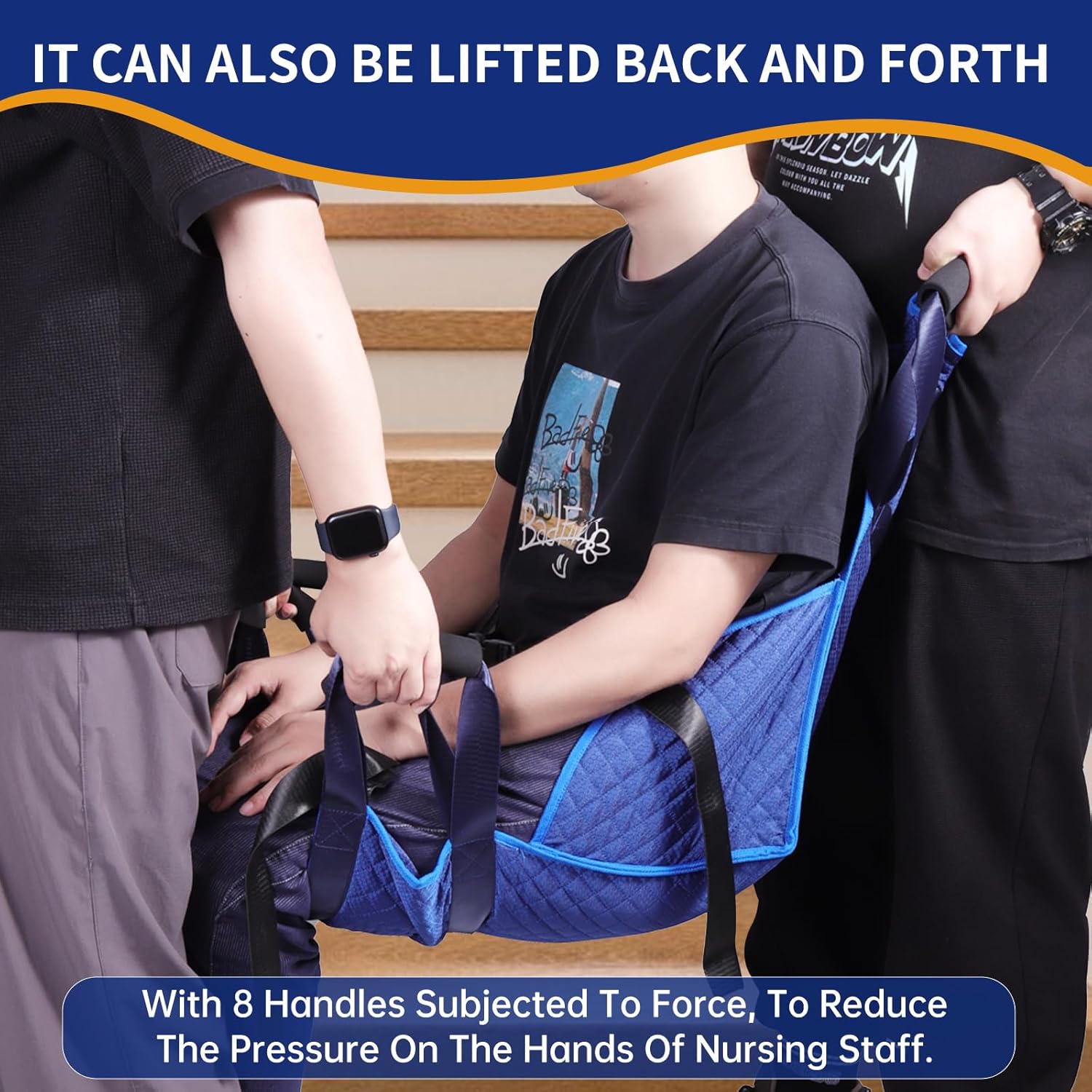 Transfer Board Slide Board for Transferring – Patient Lift Transfer Chair Stair Chair Wheelchair to Car Transfer Devices – Adaptive Bed Assistance Products & Elderly Lift Assist Devices