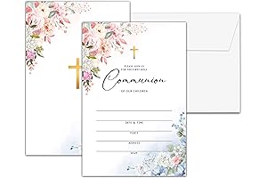 Invitaciones personalizadas para la Primera Comunión de tu pequeña princesa