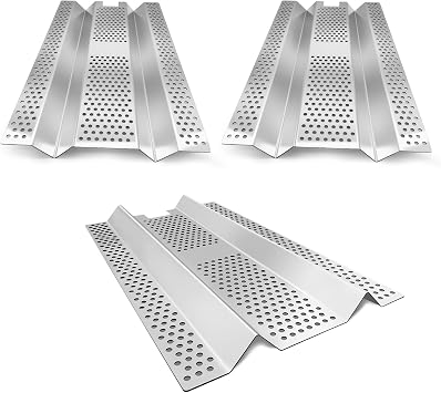 3-Pack 17.5-Inch Stainless Steel Heat Plates for Blaze Grills, Flame Tamer Shields Compatible with BLZ-3PRO/4PRO, BLZ-3PRO-LP/NG, BLZ-4PRO-LP/NG Gas Grills