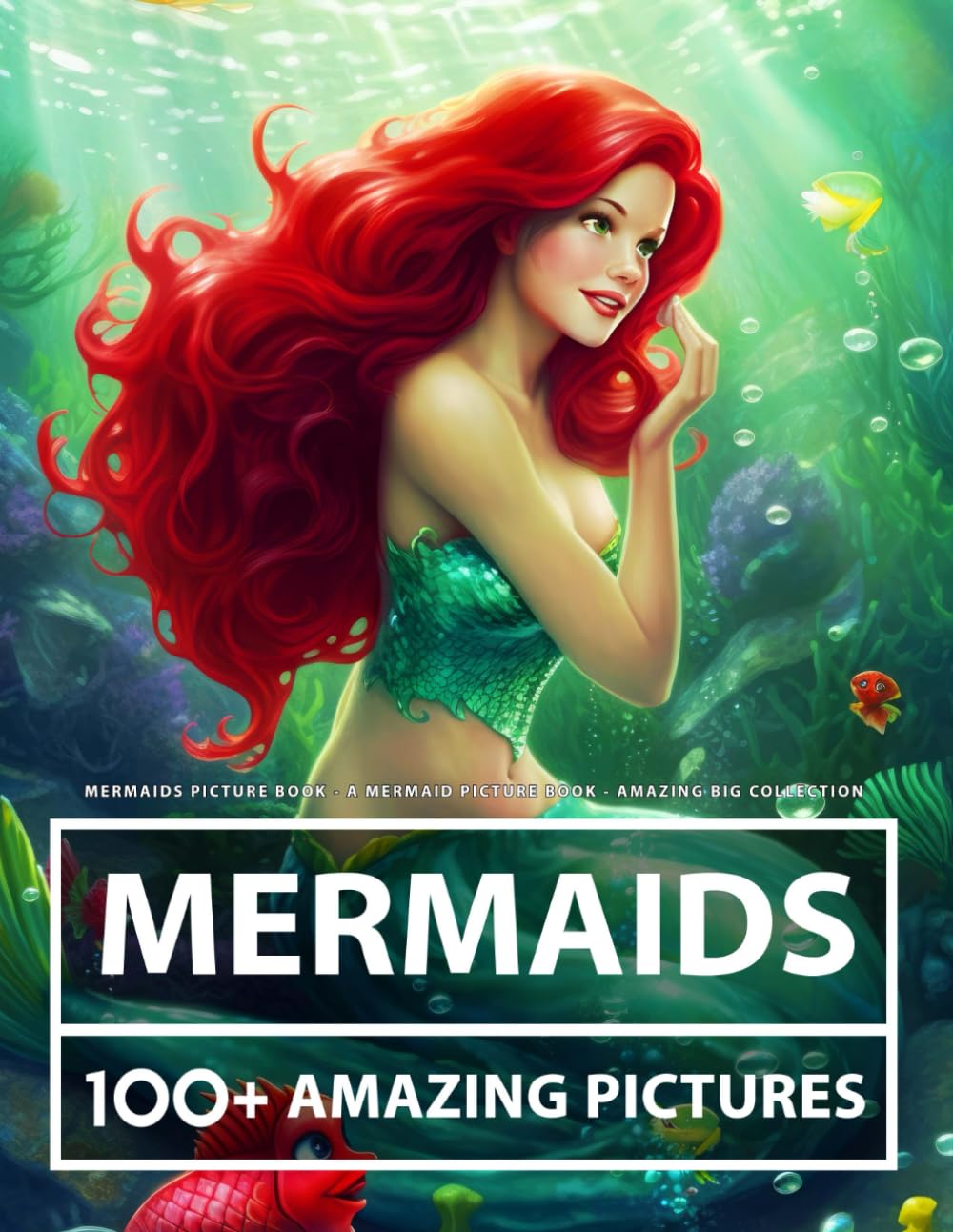 Mermaids Picture Book - A Mermaid Picture Book - Amazing Big Collection: 100+ Amazing Images of Mermaids in this Beautiful Mermaid Book
