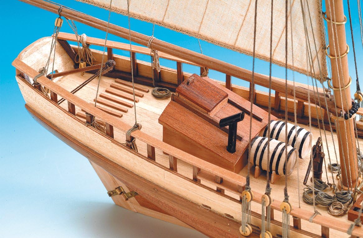 Artesanía Latina - Wooden Ship Model - American Schooner, Virginia - Model 22115, 1:41 Scale - Models to Assemble - Beginner Level - Image 3