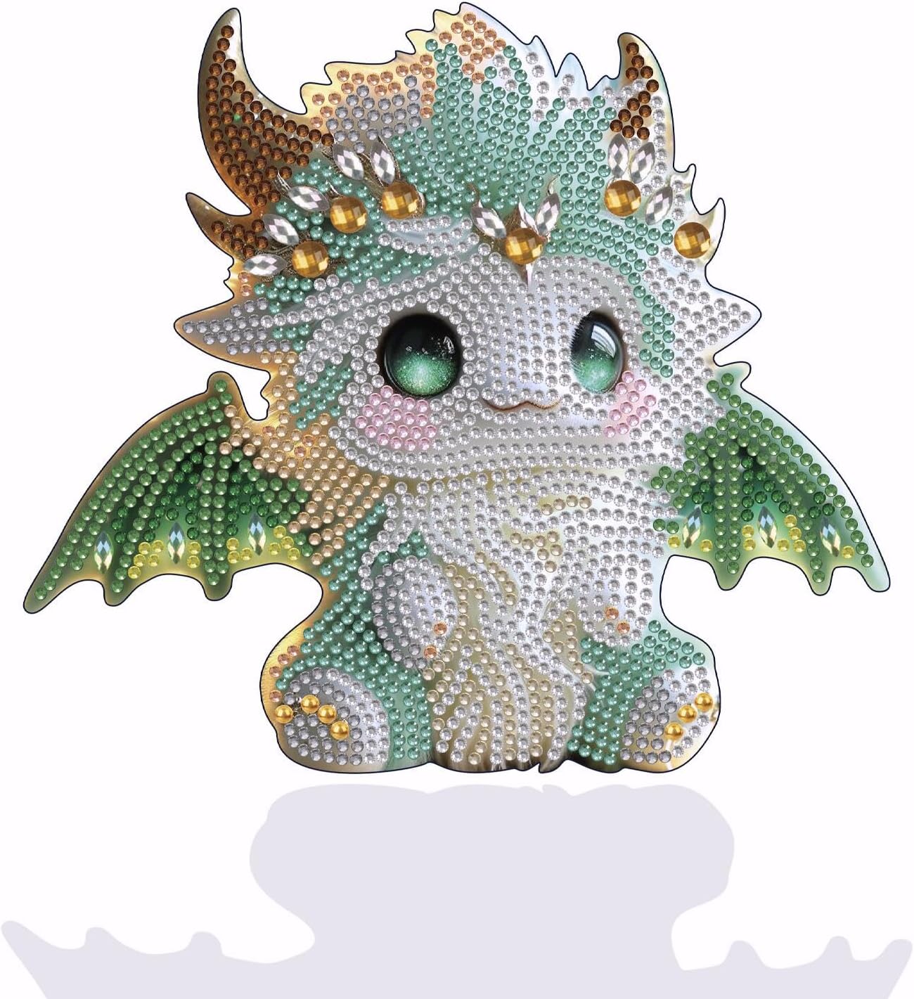 Baipisan Dragon Diamond Painting Ornaments Kits for Adults, Tabletop Diamond Art Statues Special Shaped Rhinestone Gem Art Kits,5D Painting with Dots Sculpture Ornaments Kits for Beginner
