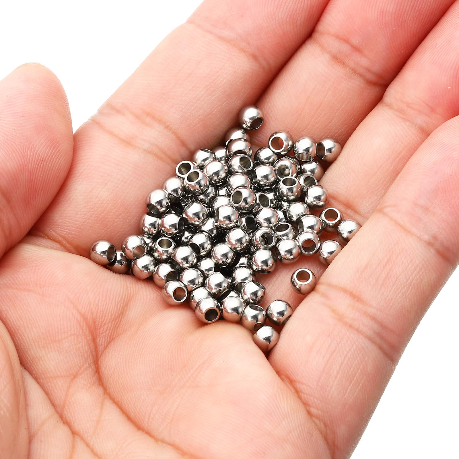PATIKIL Smooth Round Spacer Beads - Image 3