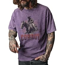 MARSVOVO Purple Washed Cotton T Shirts Unisex Short Sleeve Casual Light Graphic Tee Comfy Relaxed Everyday Crewneck Tops