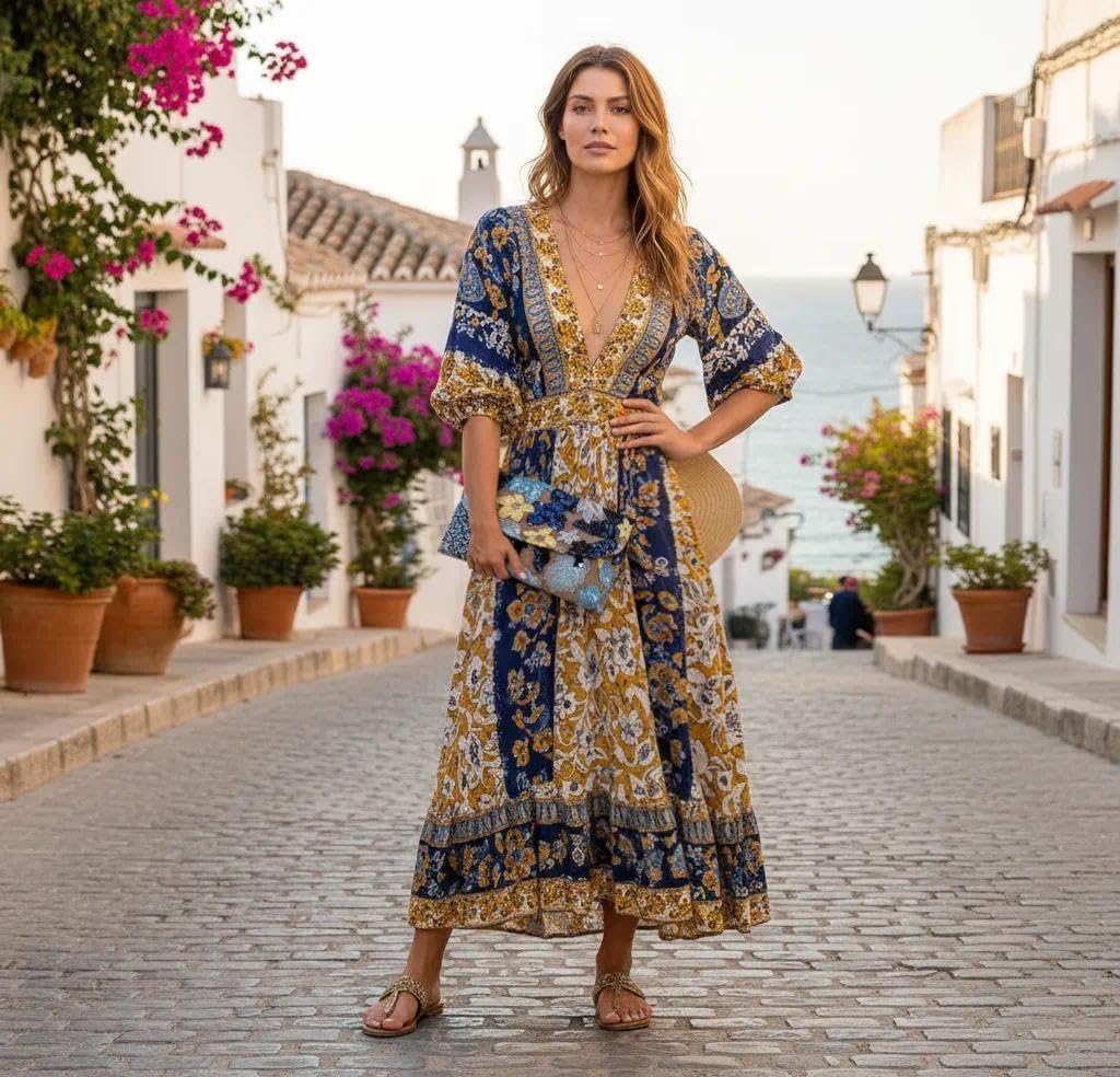 Envelope Package, Clutch Purses for Women, Sequin Embroidered Flowers Straw Bag, Bohemian Handmade Handbags, Beach Bag for Vacation, Travel, Banquet(Black Flower) - Image 9