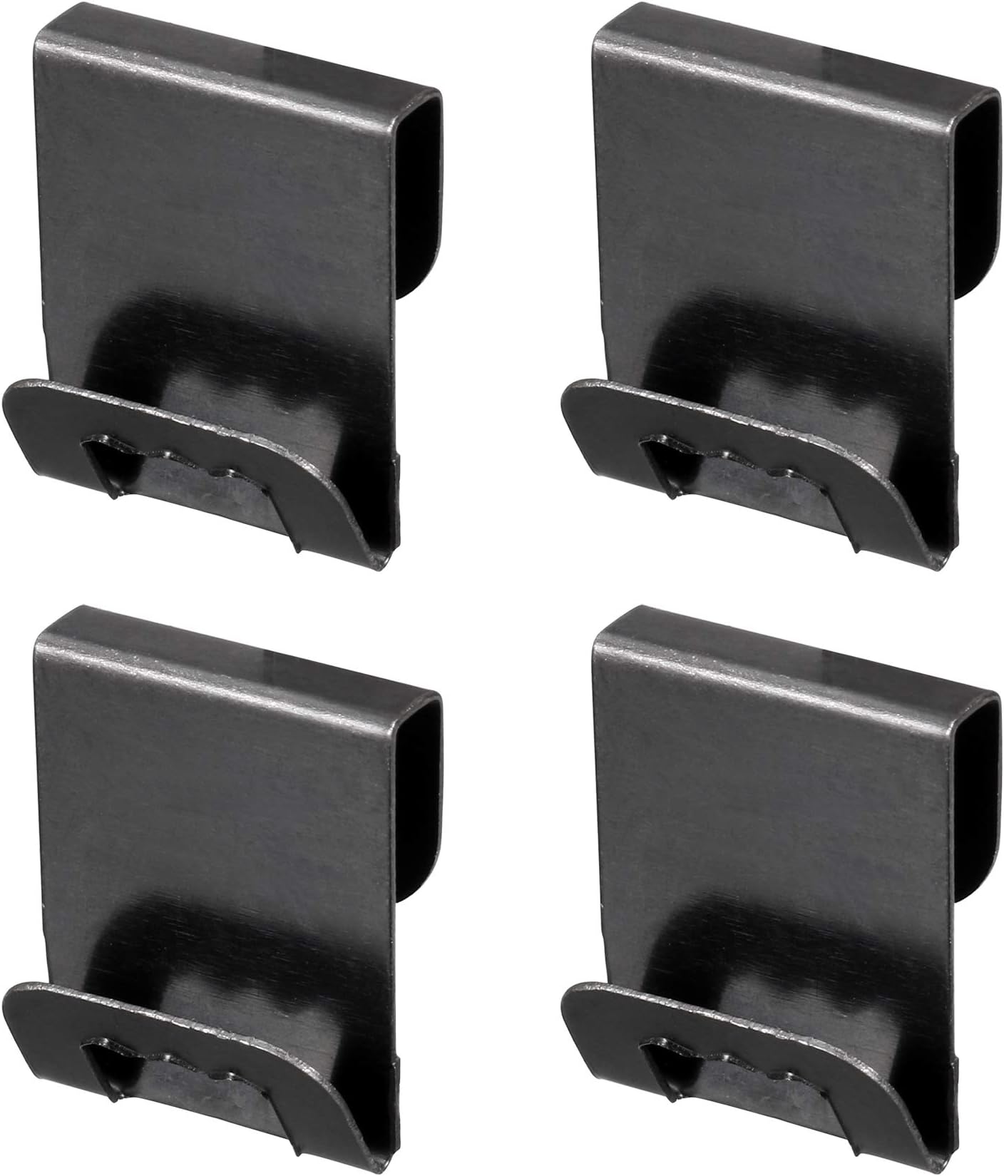 uxcell Photo Frames Hanger Hooks, 0.35mm Thick S-Shaped Metal Wall Mount Album Picture Hanging Clips, 50 Pcs
