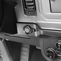 Vista 6 de Linskip Anillo de botón de arranque compatible con Ford Bronco 2021-2025, cubierta del botón de arranque del motor para accesorios interiores Bronco