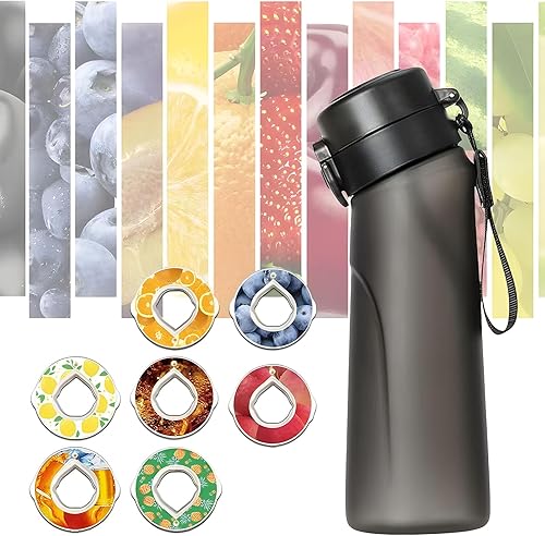 Compatible con Air Up - Paquete de cápsulas de botella de agua, compatible con cápsulas de sabor a botella de aire, botella de sabor a fruta, 0