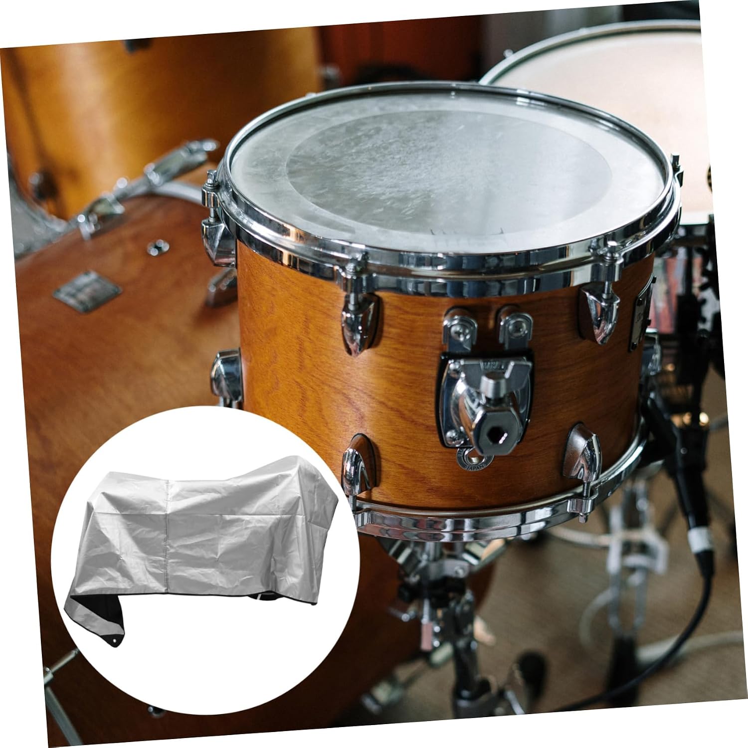 BESTonZON Drum Cover Uv Protective Shield for Musical Instruments and Weather Accessory for Drums