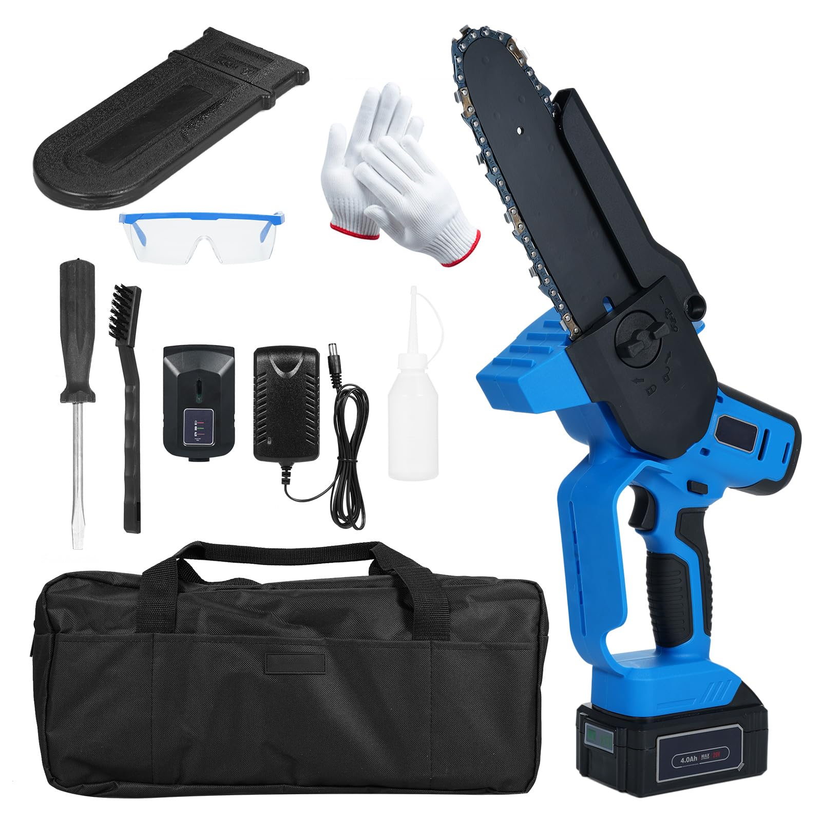 Tronçonneuse électrique portable 20V 5500 TR/Min petite scie de jardin