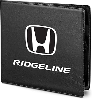 Made for - Honda Ridgeline Car Auto Insurance Registration Black PVC Document Holder Wallet