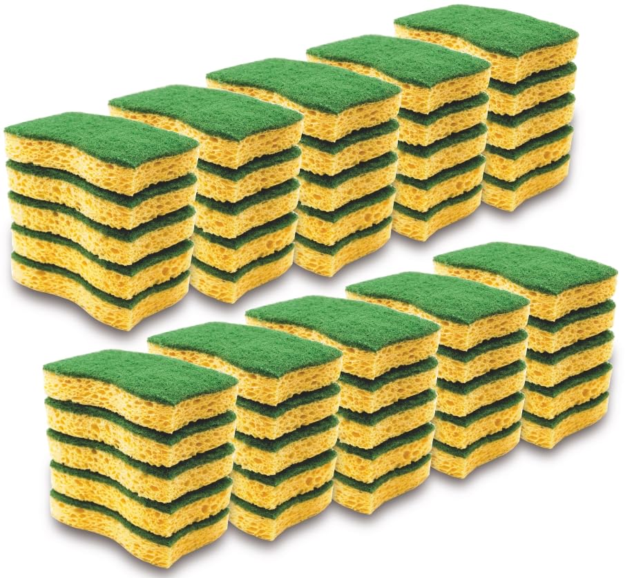 Récurage Taches Tenaces SQUATCH Power - Lot De 9 Éponges Récurantes Double Face Pour Nettoyage Intense éponges Cuisine