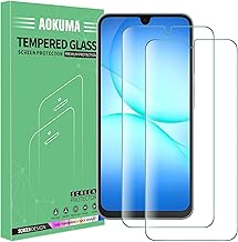 AOKUMA Samsung Galaxy A17 5G/A16 Verre Trempé, [Lot de 2] Verre Trempé Samsung A17/A16 [0.26mm] [Extrêmement résistant aux rayures] [Haute définition][Facile à installer] protections d'écran