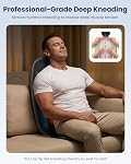 Massager de Dos Shiatsu Comfier avec Chaleur - Coussin de Massage Pétrissant en Profondeur, Tapis de Massage pour Dos Complet, Massager Électrique pour Utilisation à Domicile ou au Bureau, Cadeau 2026 pour Hommes, Femmes