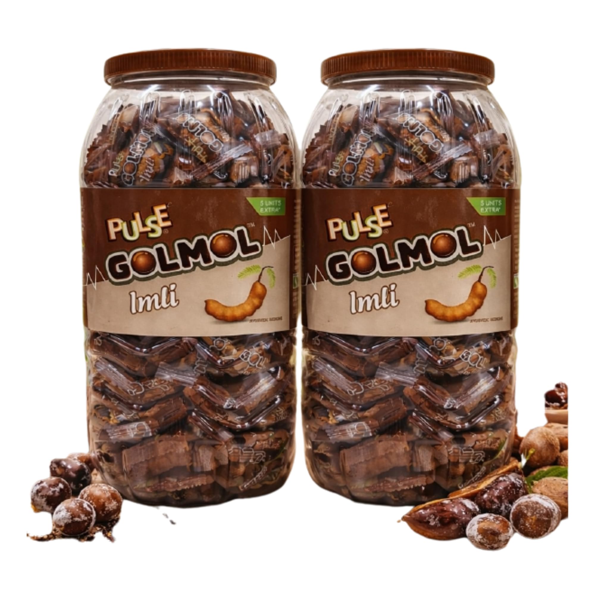 PULSE Golmol Imli Candy Khatta Meetha Tamarind Toffee 45 Pieces | Tangy Sweet Imli Candy for Kids & Adults | Chatpata Digestive Candy | Indian Tamarind Treat Pouch Pack of 2-image-10