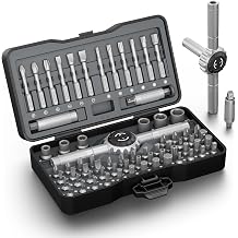 STREBITO 71 in 1 T-Handle Ratchet Screwdriver Set, Magnetic Screwdriver Set