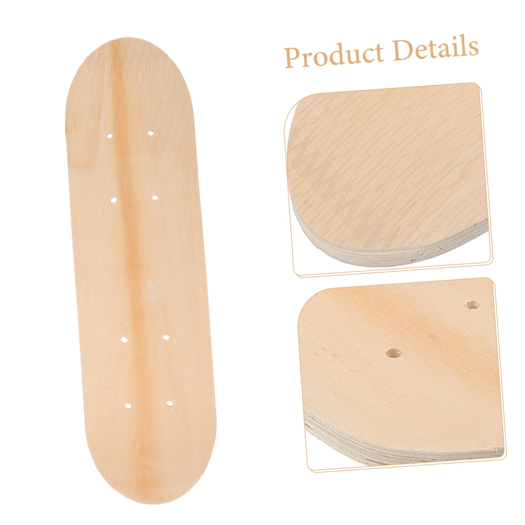 3 Skateboard Vuota in Legno Strati per DIY Personalizzabile per Pittura Graffiti e Fai Te Ragazzi Ragazze