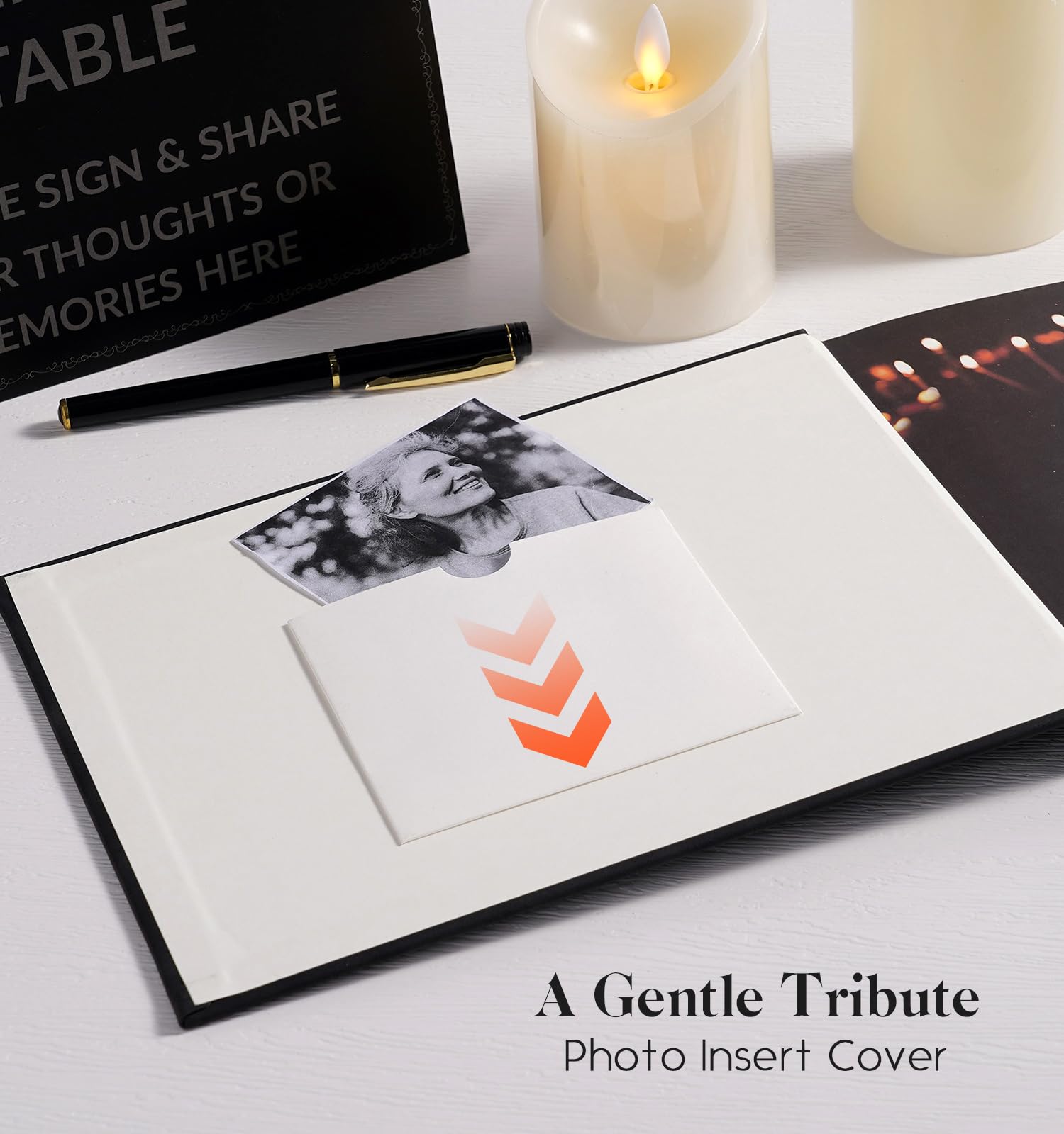 Begräbnisgästebuch für Gedenkdienst, Beerdigungsschild im Buch für Gäste, Hardcover Beerdigung Gästebücher Feier des Lebens, in Loving Memory Gästebuch für Beerdigung, insgesamt 88 Seiten für 280
