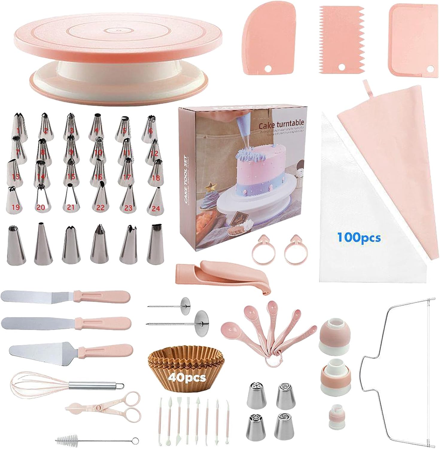Cake Decorating Kit Party Cupcake Baking Supplies
