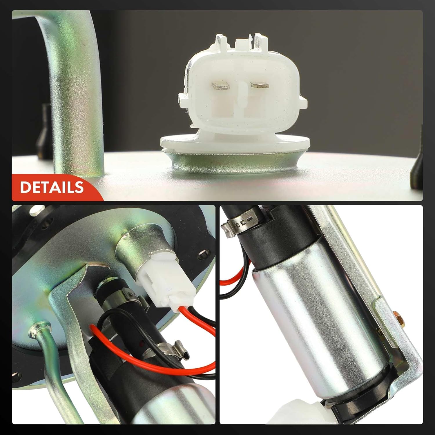 A-Premium Electric Fuel Pump Assembly Compatible with Dodge Avenger & Mitsubishi Eclipse, Galant & Chrysler Sebring, 2.0L 2.4L 2.5L, Gas